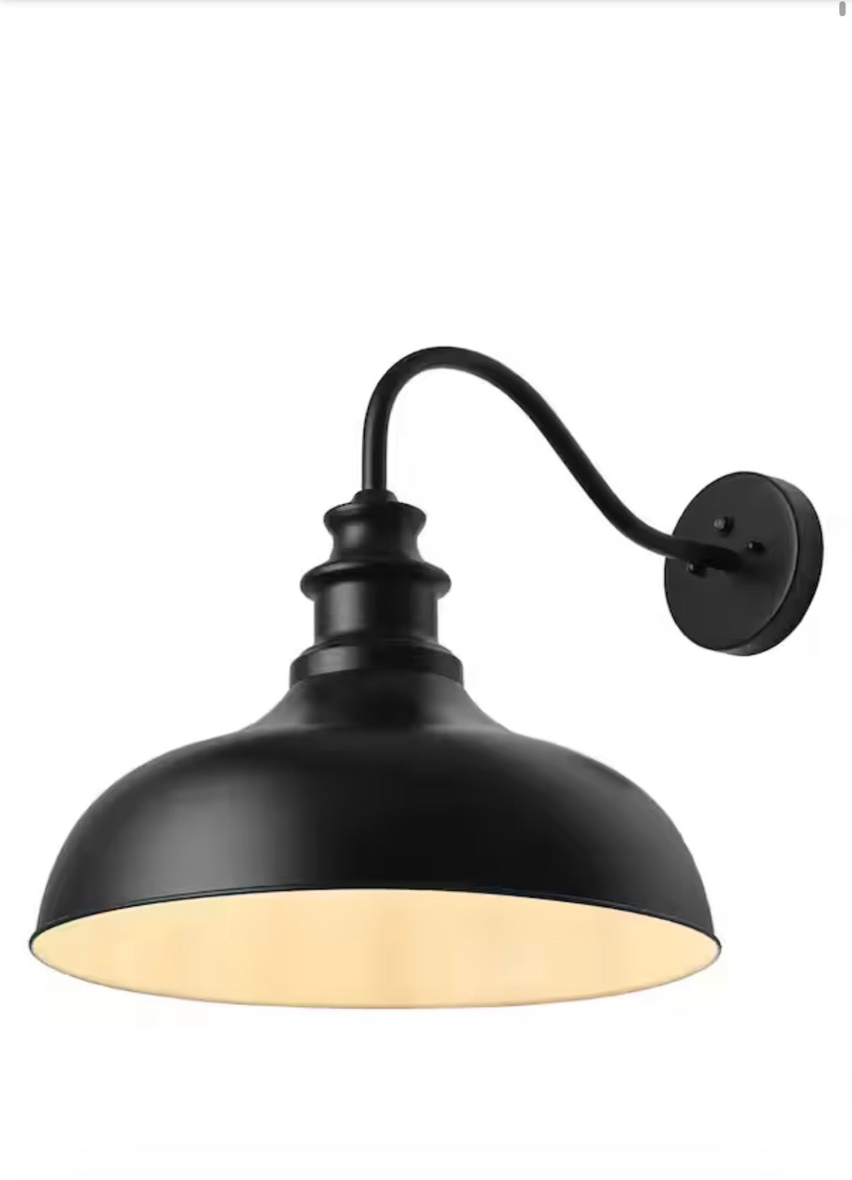 Oversized Gooseneck Outdoor Barn Light Dusk to Dawn