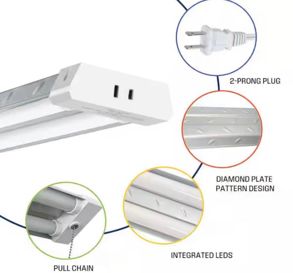 4 ft. LED Linkable Shop Light