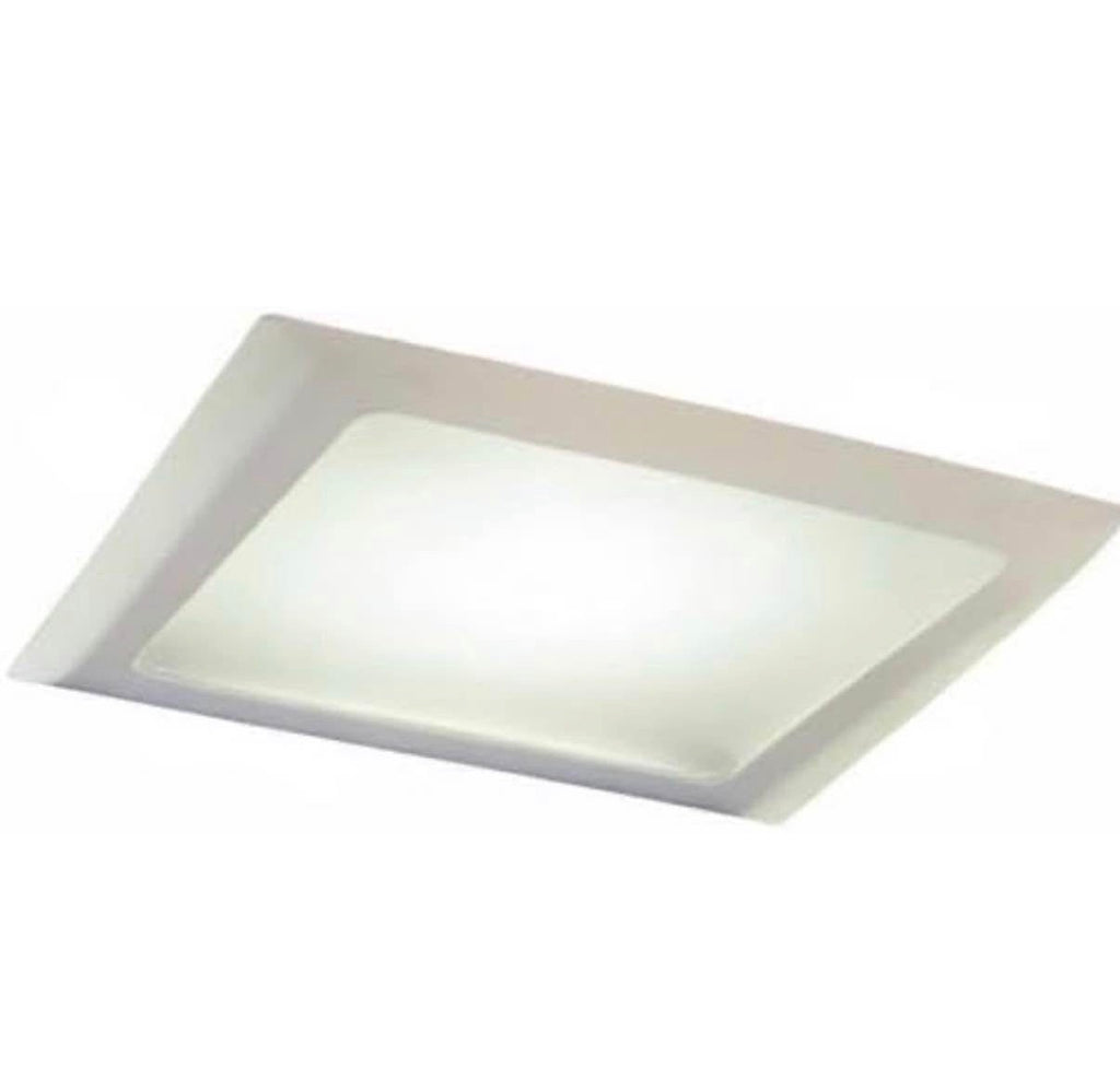 Halo 20P Albalite Lens Square Trim, 11-5/8", White.