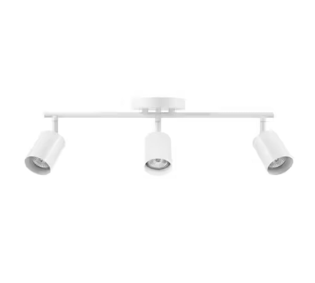 Pratt 2 ft. Matte White 3-Light Track Lighting Kit