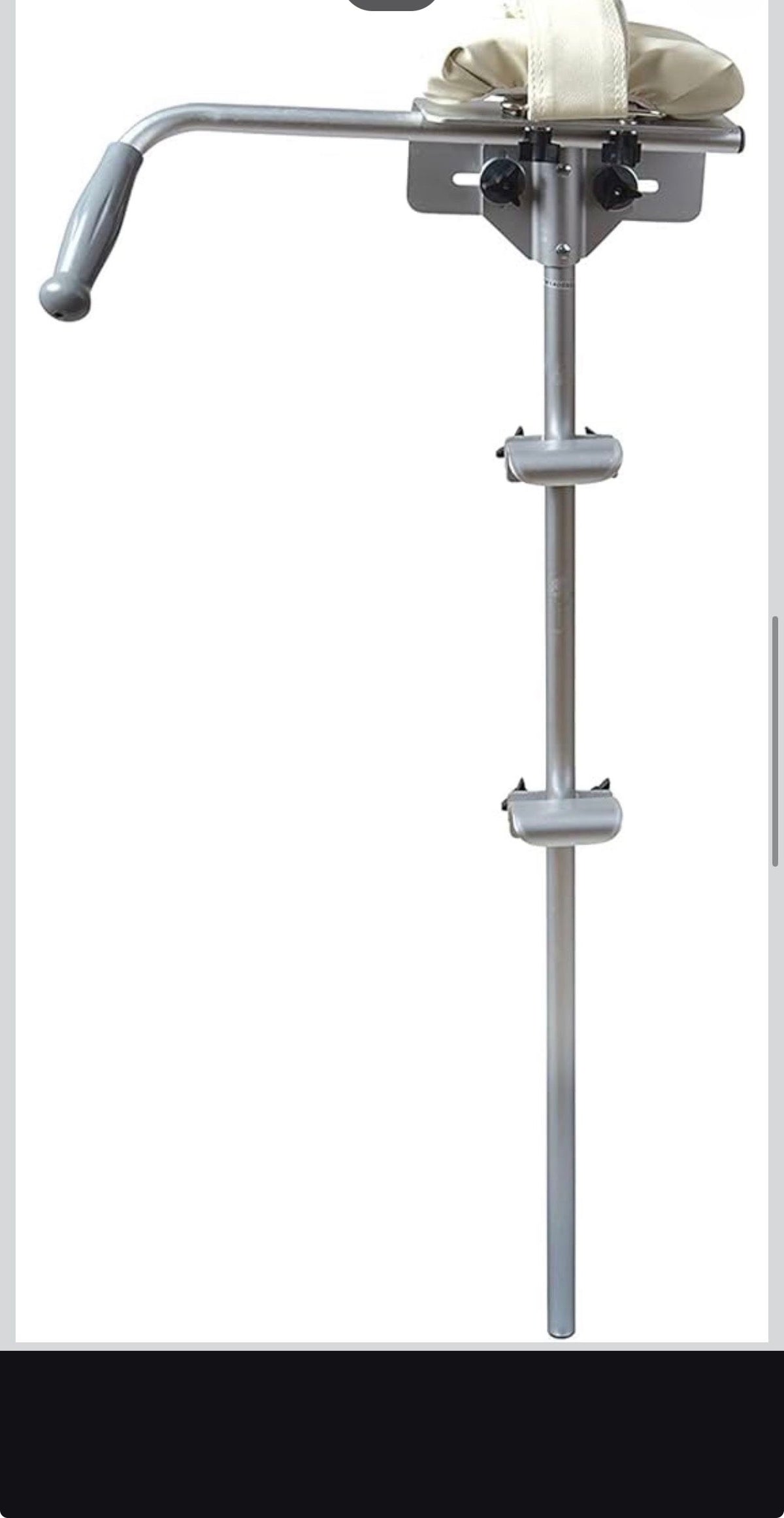 Walker Platform Attachment With Adjustable Padded Cuff