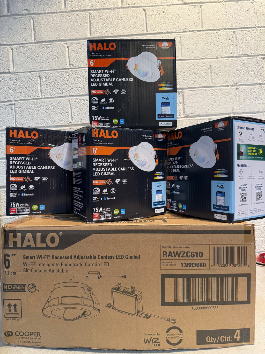 6 in. Smart Wi-Fi Canless Recessed LED light