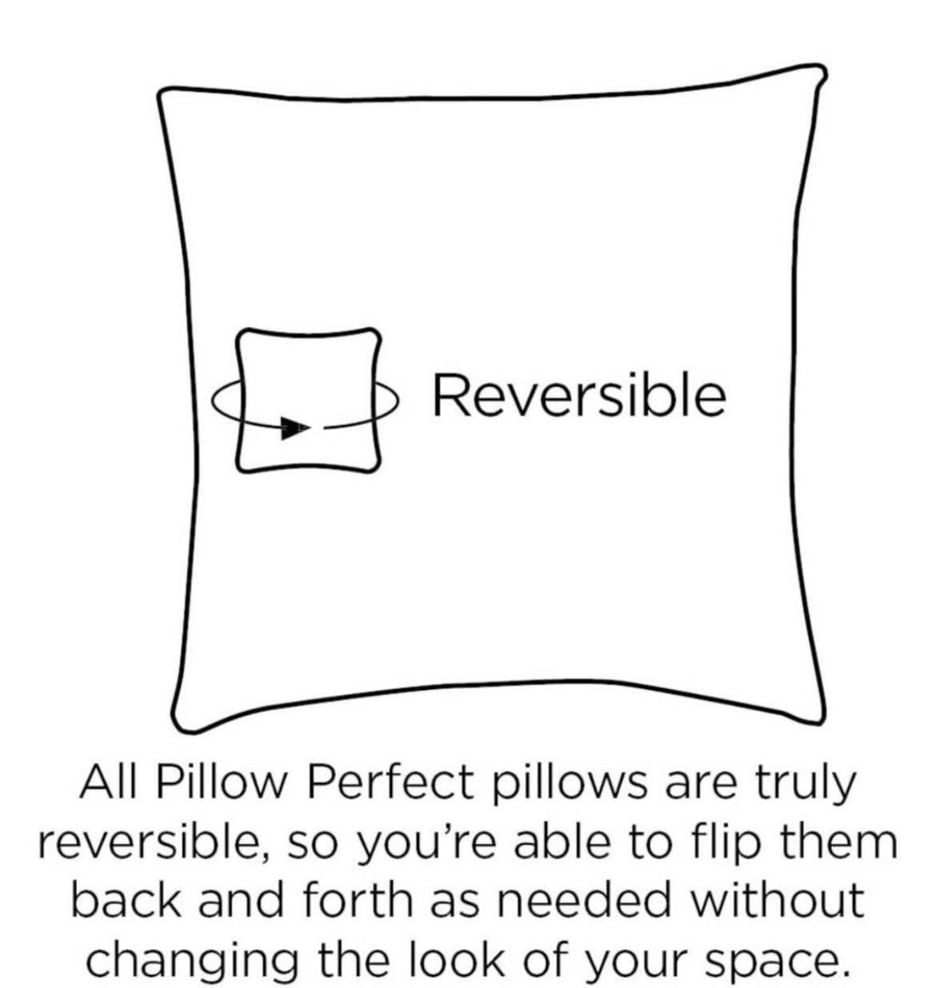 Pillow Perfect Paisley Indoor/Outdoor 16.5" x 24.5
