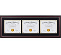 Triple Diploma Frames 8.5 x 11