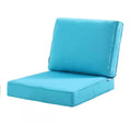 Outdoor Chair Cushion in sky Blue
