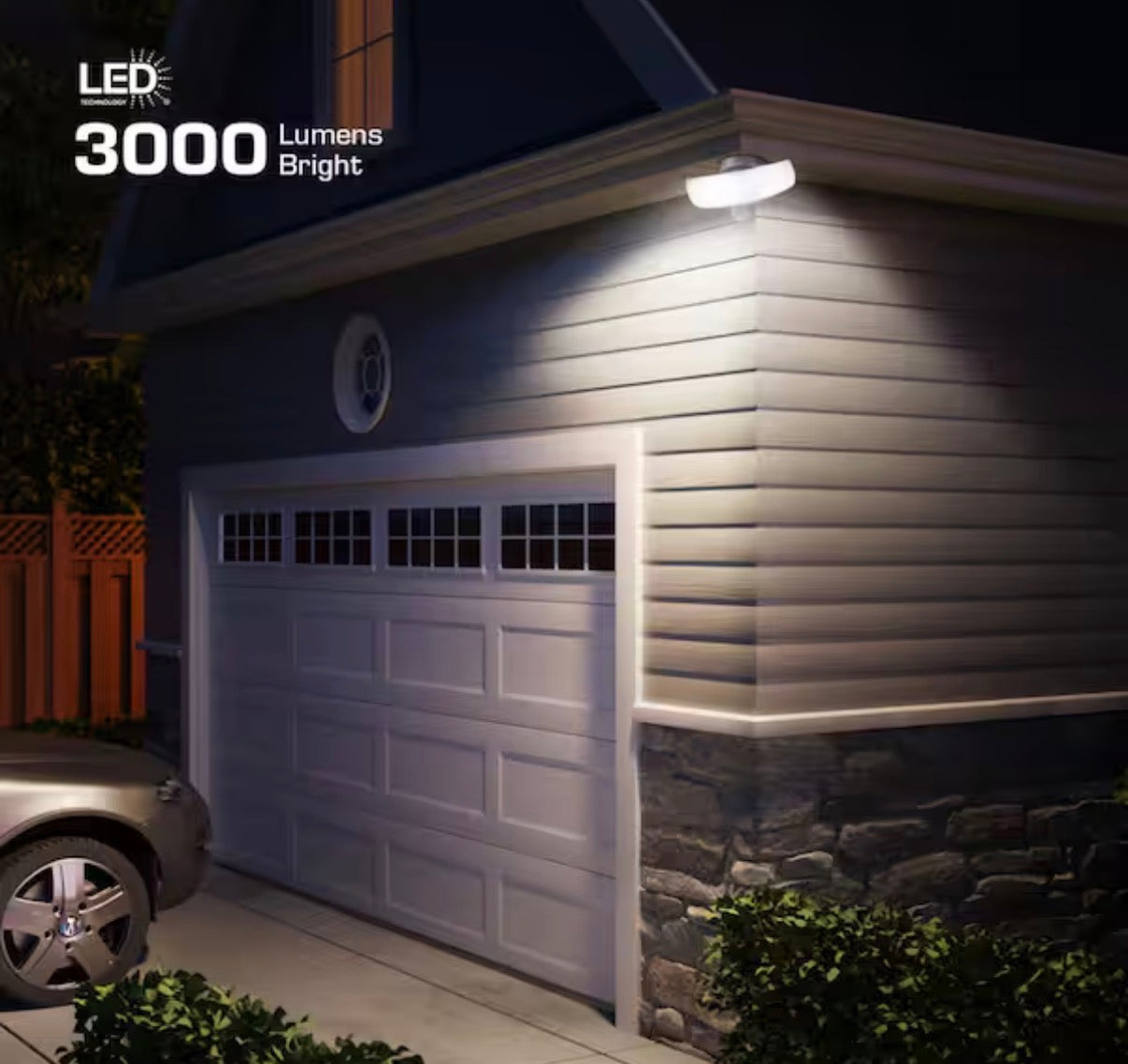 Defiant Motion-Activated LED Flood Light 3000 lumens