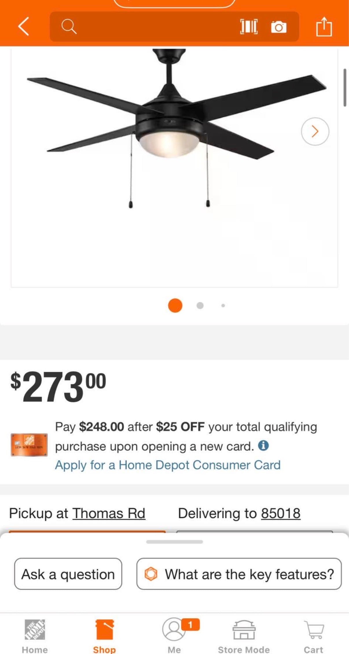 Cappleman 52 in. Indoor Ceiling Fan