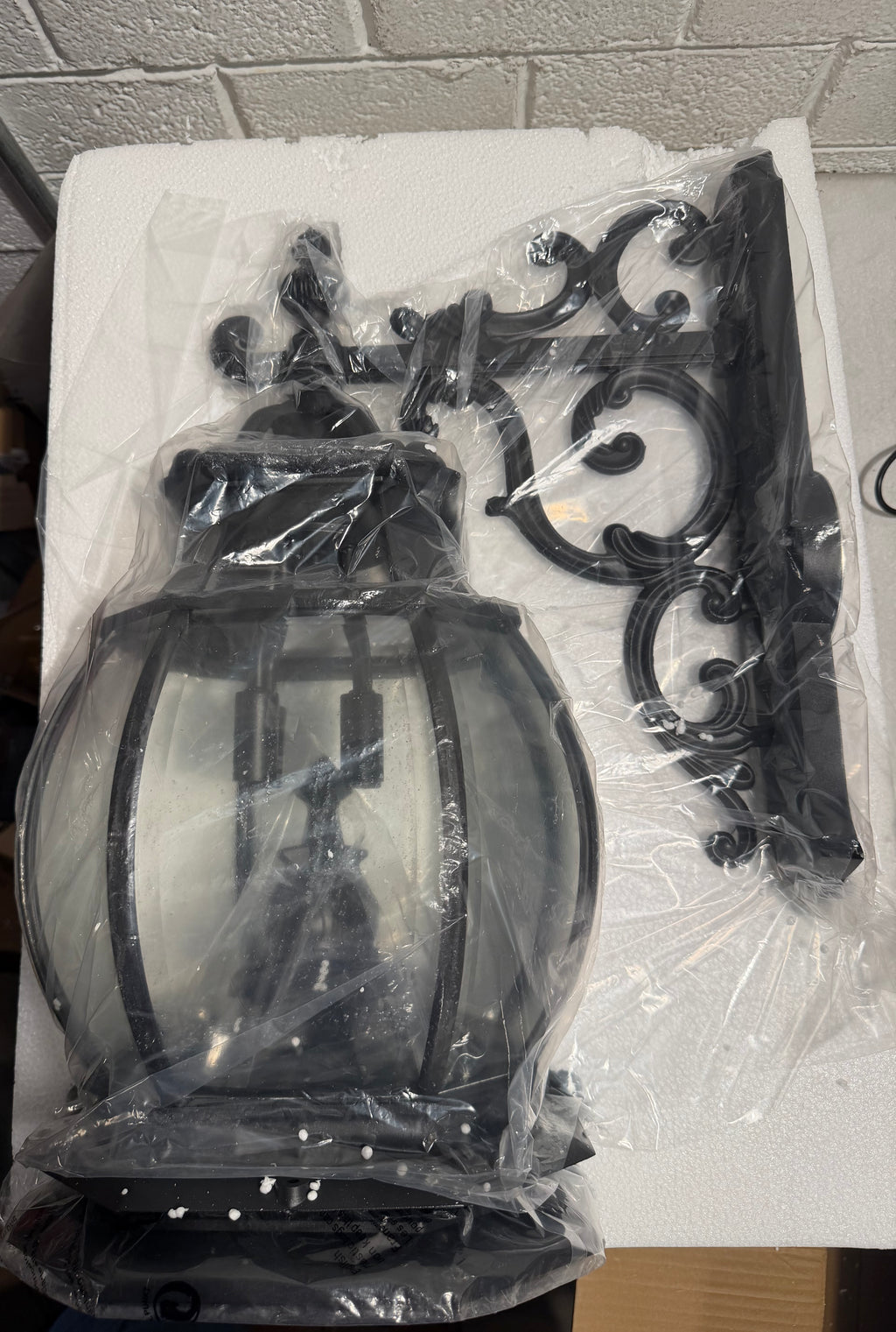 Francisco 29.5 in. 4-Light Black Coach Outdoor Wall Light