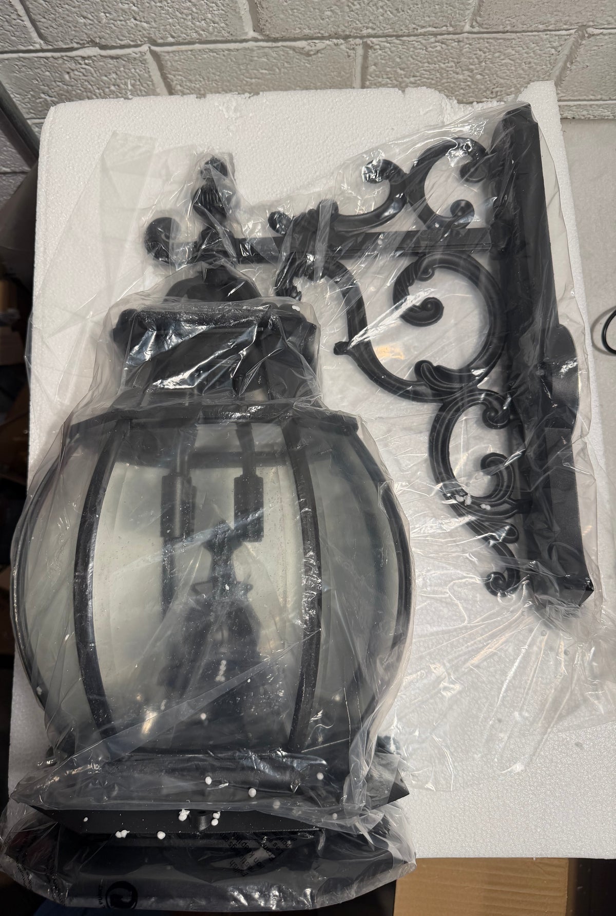 Francisco 29.5 in. 4-Light Black Coach Outdoor Wall Light