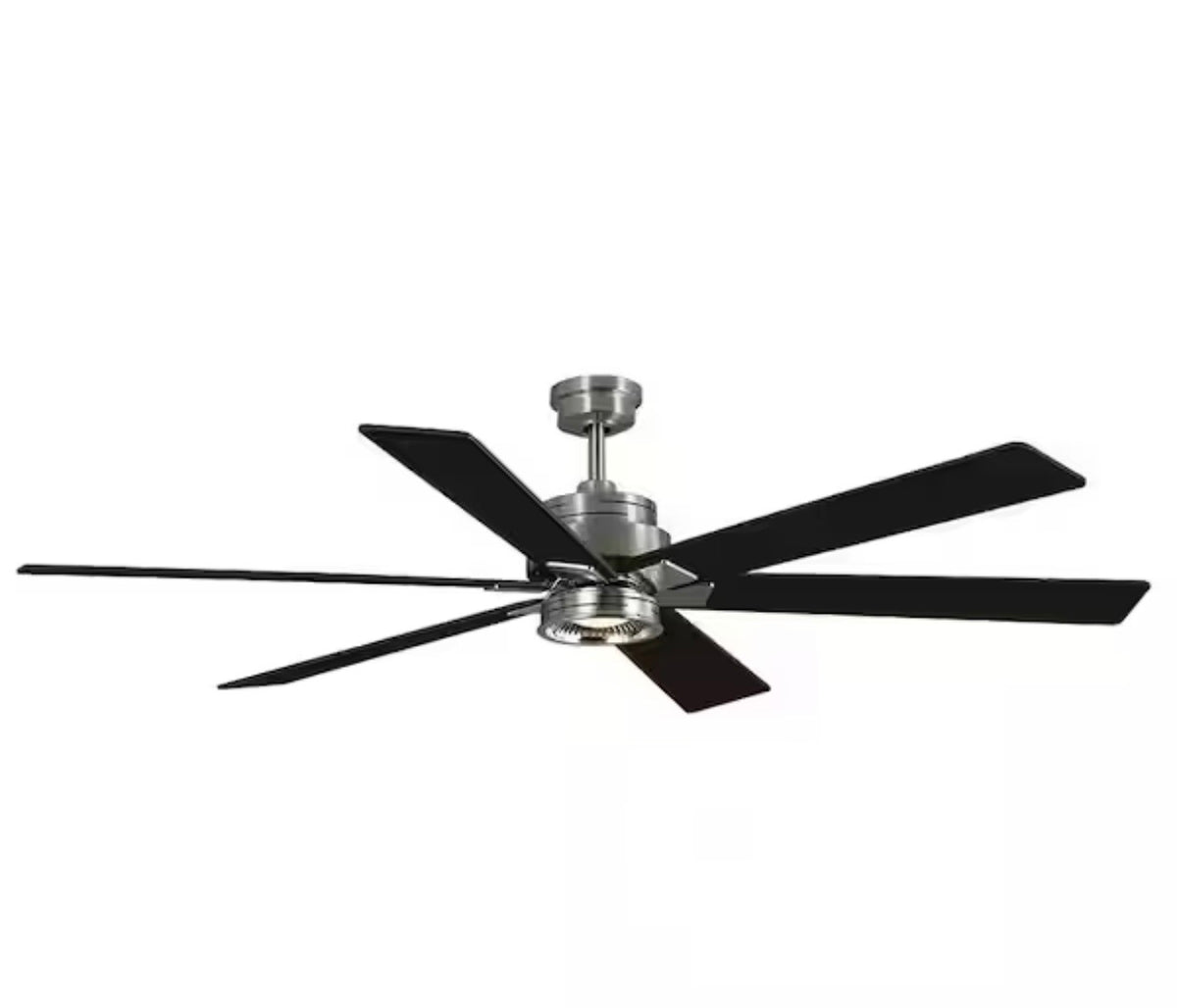 Statewood 70 in. Indoor LED Brushed Nickel Ceiling Fan with Light Kit