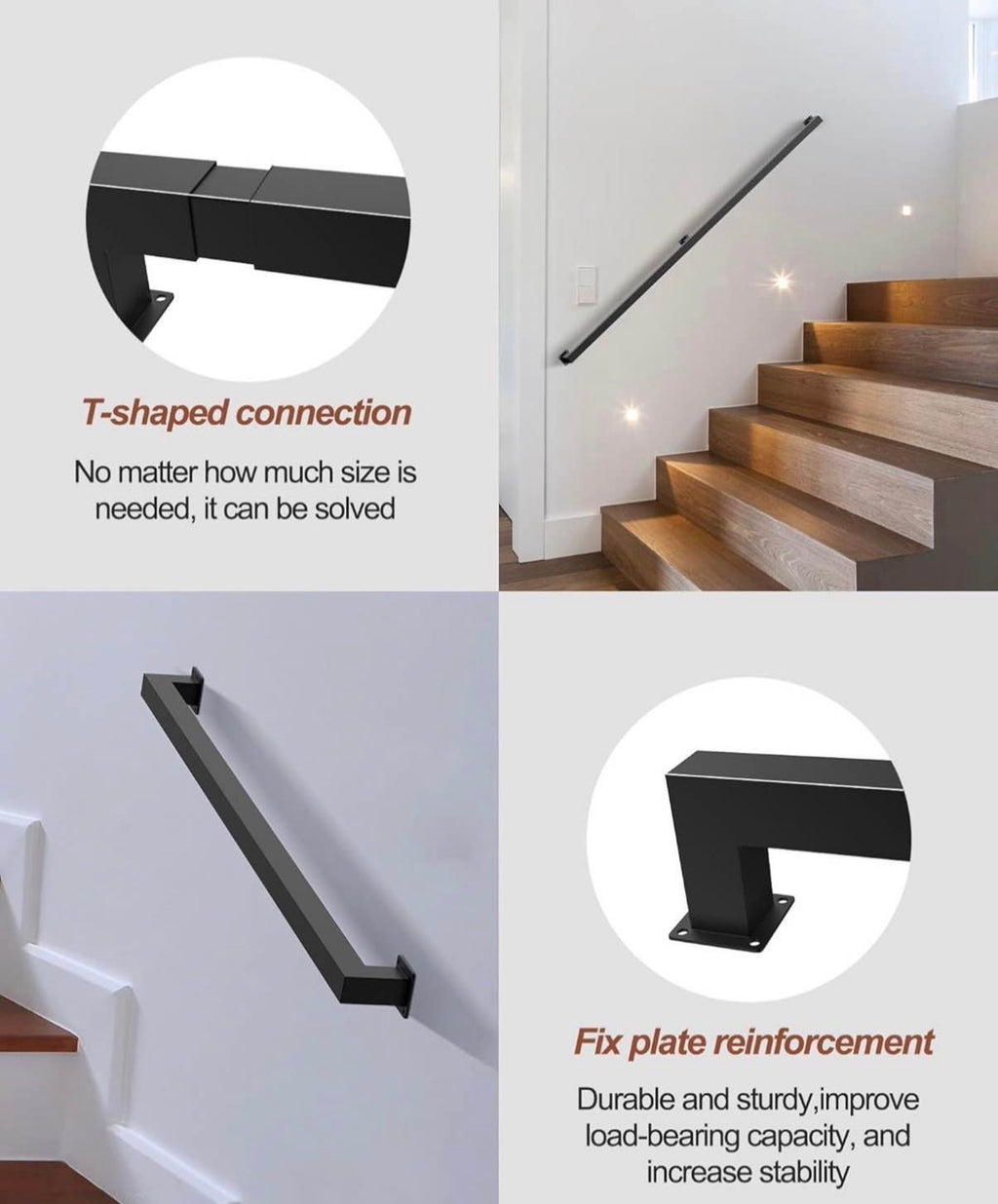 6FT Square Tube Handrail