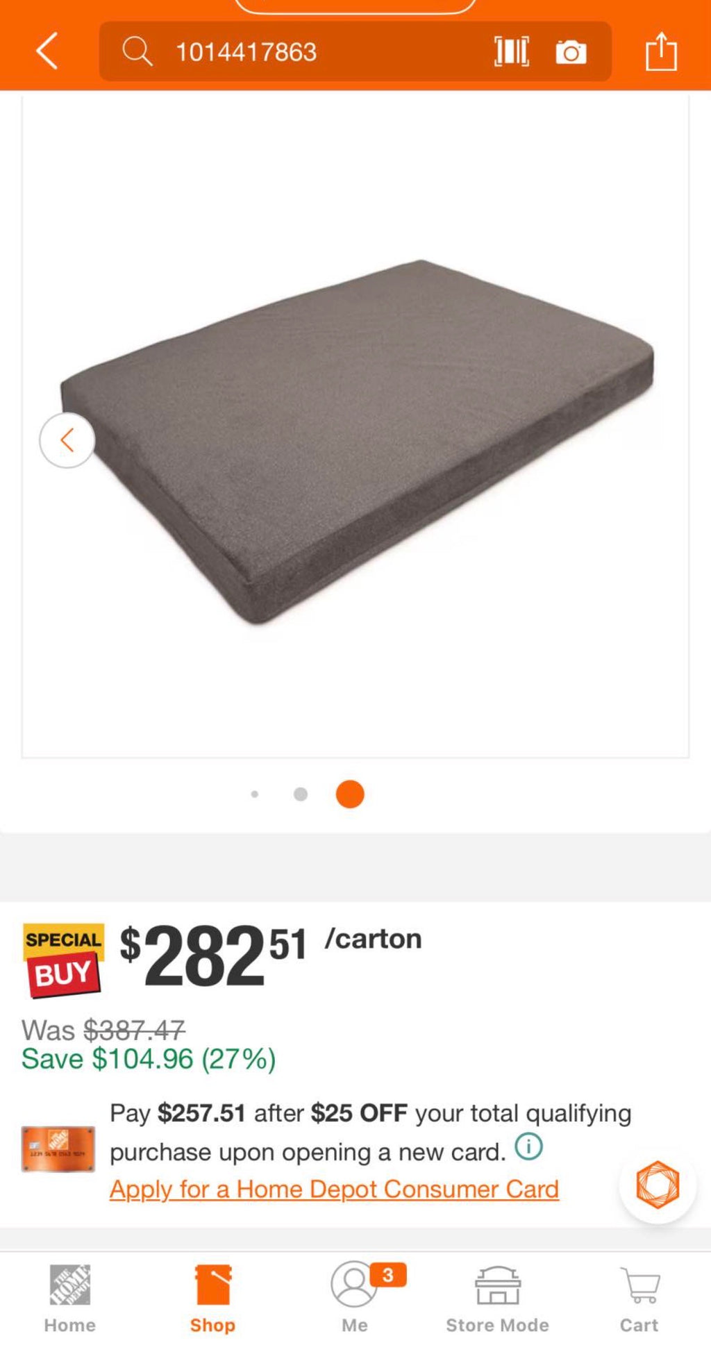 74 x 54 in. Rectangle Convertible Removeable Covers Memory Sofa