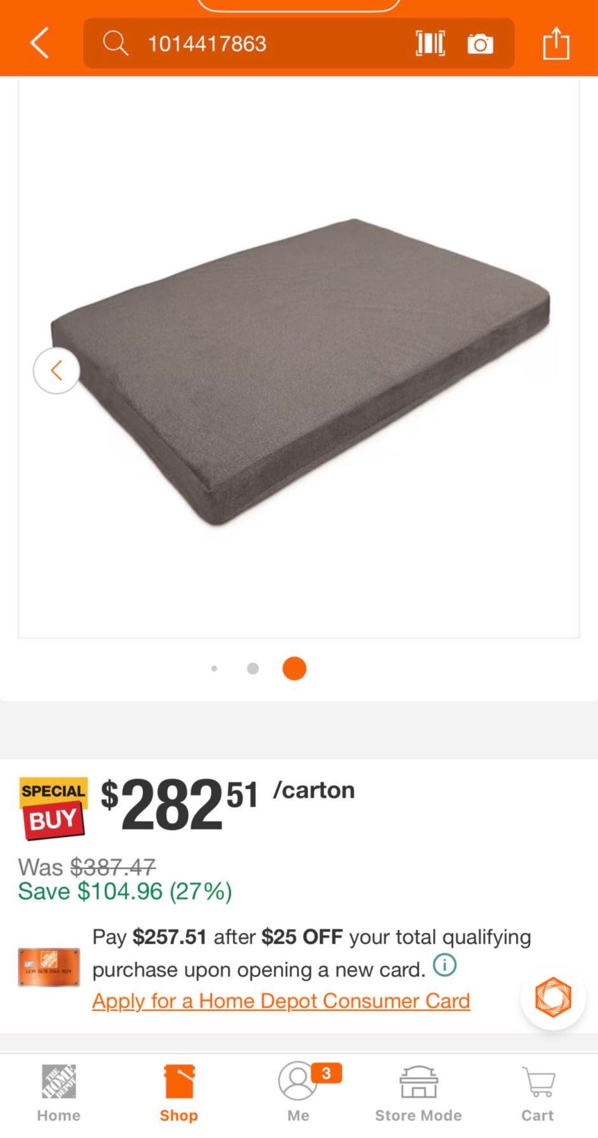74 x 54 in. Rectangle Convertible Removeable Covers Memory Sofa