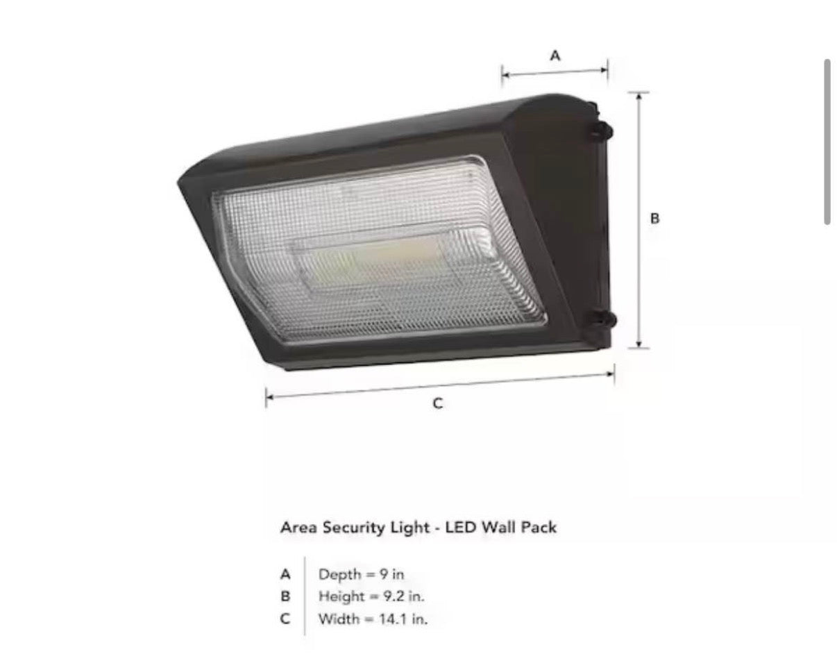 LED Outdoor Light  with Borosilicate Lens