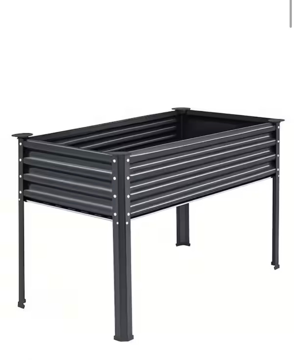 4 ft Raised Metal Garden Bed
