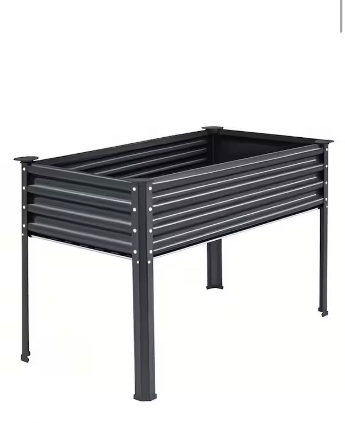 4 ft Raised Metal Garden Bed