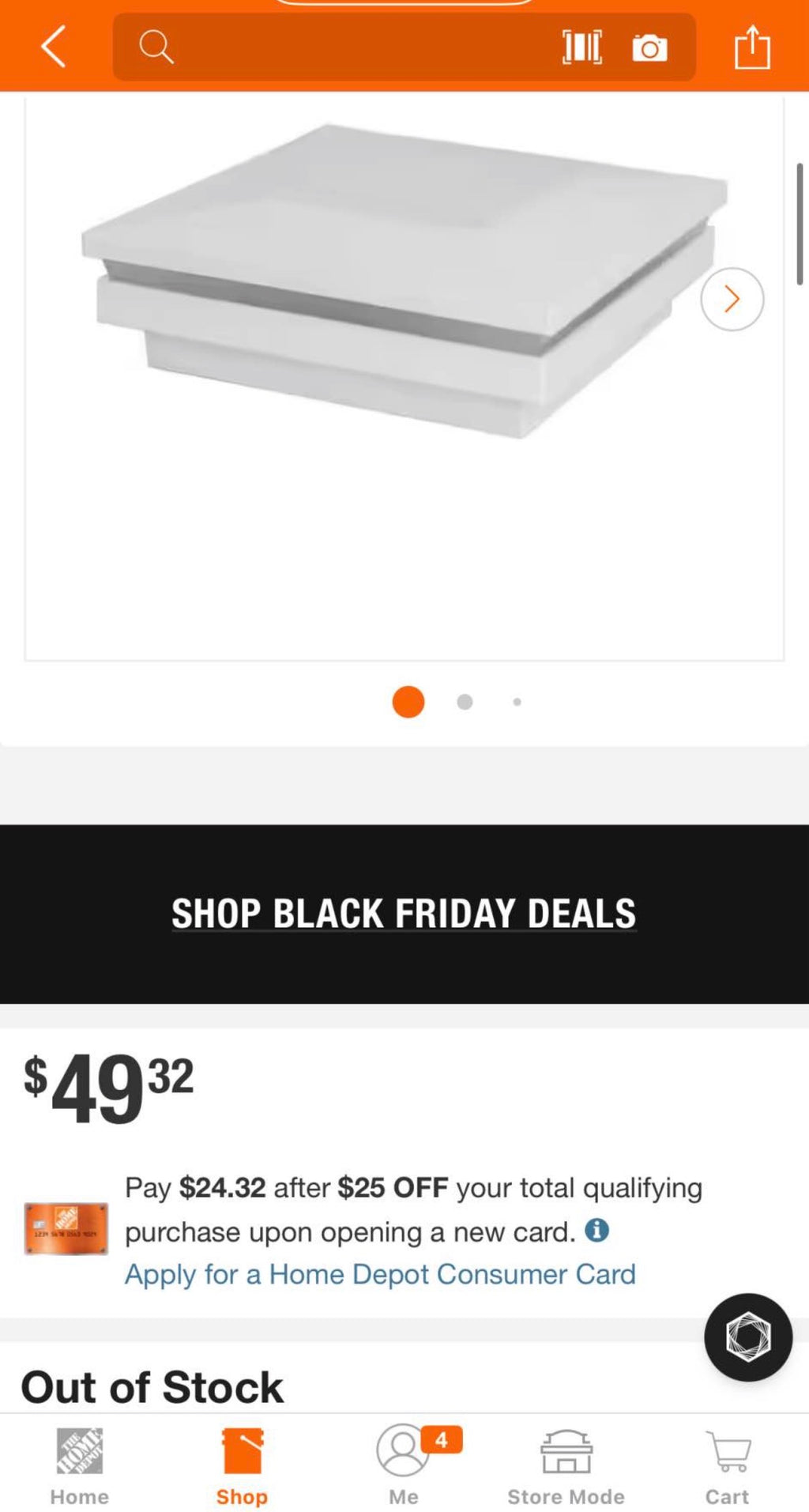 4 in. x 4 in Deck Post Cap Light