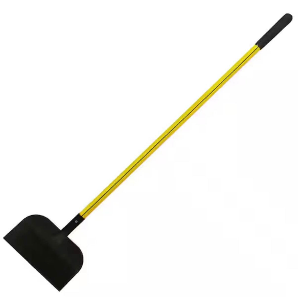 54 in. Fiberglass Handle Multi-Purpose Steel Scraper Shovel