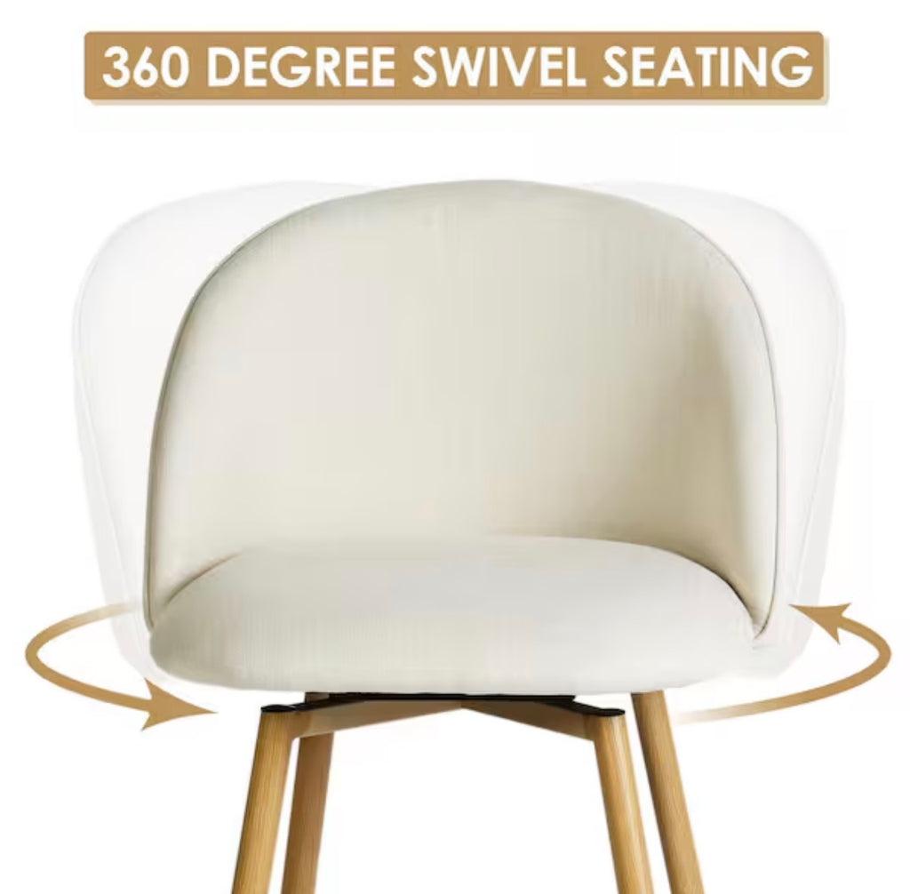 Haseeb Modern Swivel Bar Stool