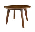 24 in. Walnut Round Hardwood Coffee Table