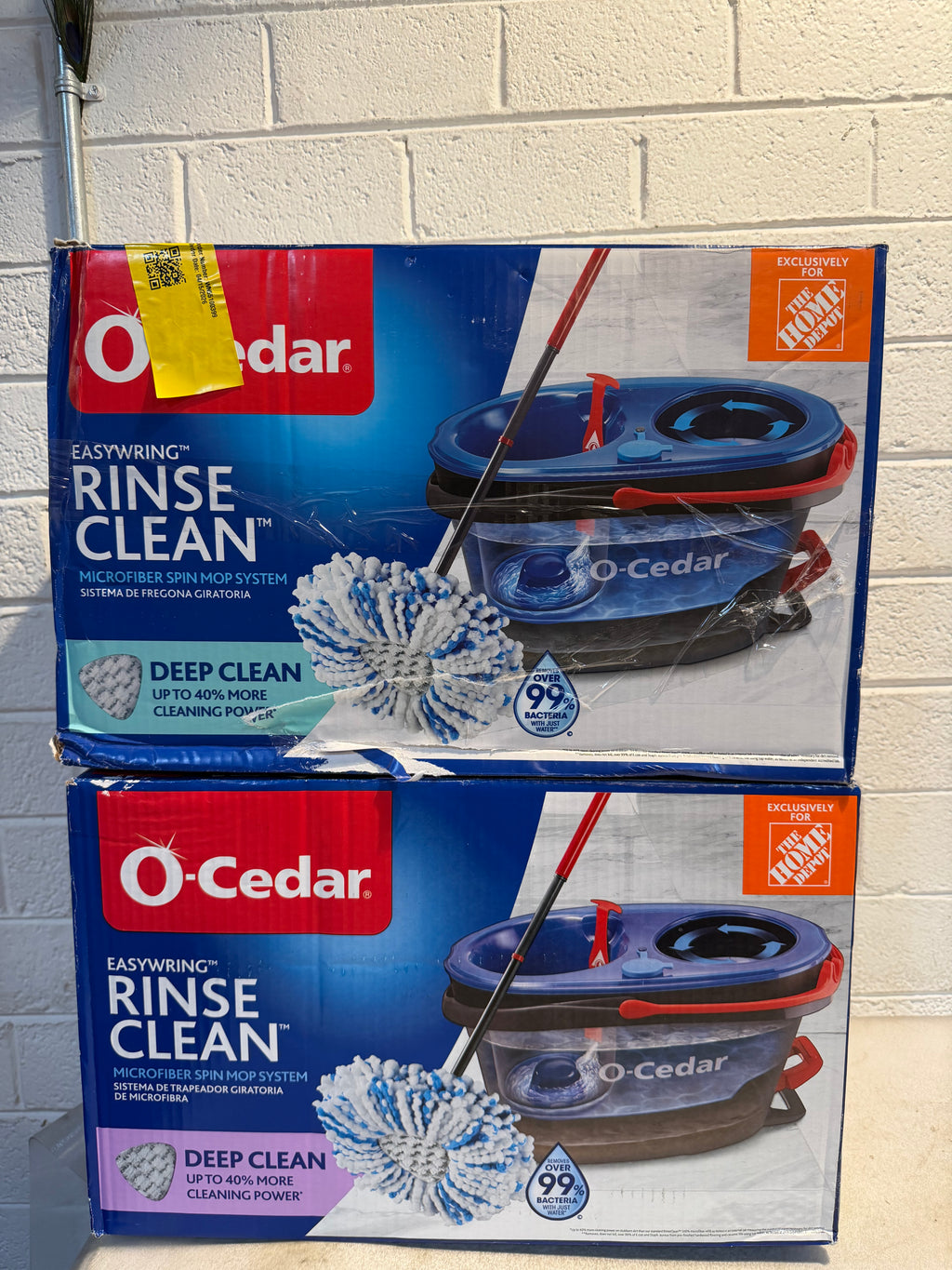 Deep Clean Microfiber Spin Mop w/ Bucket System