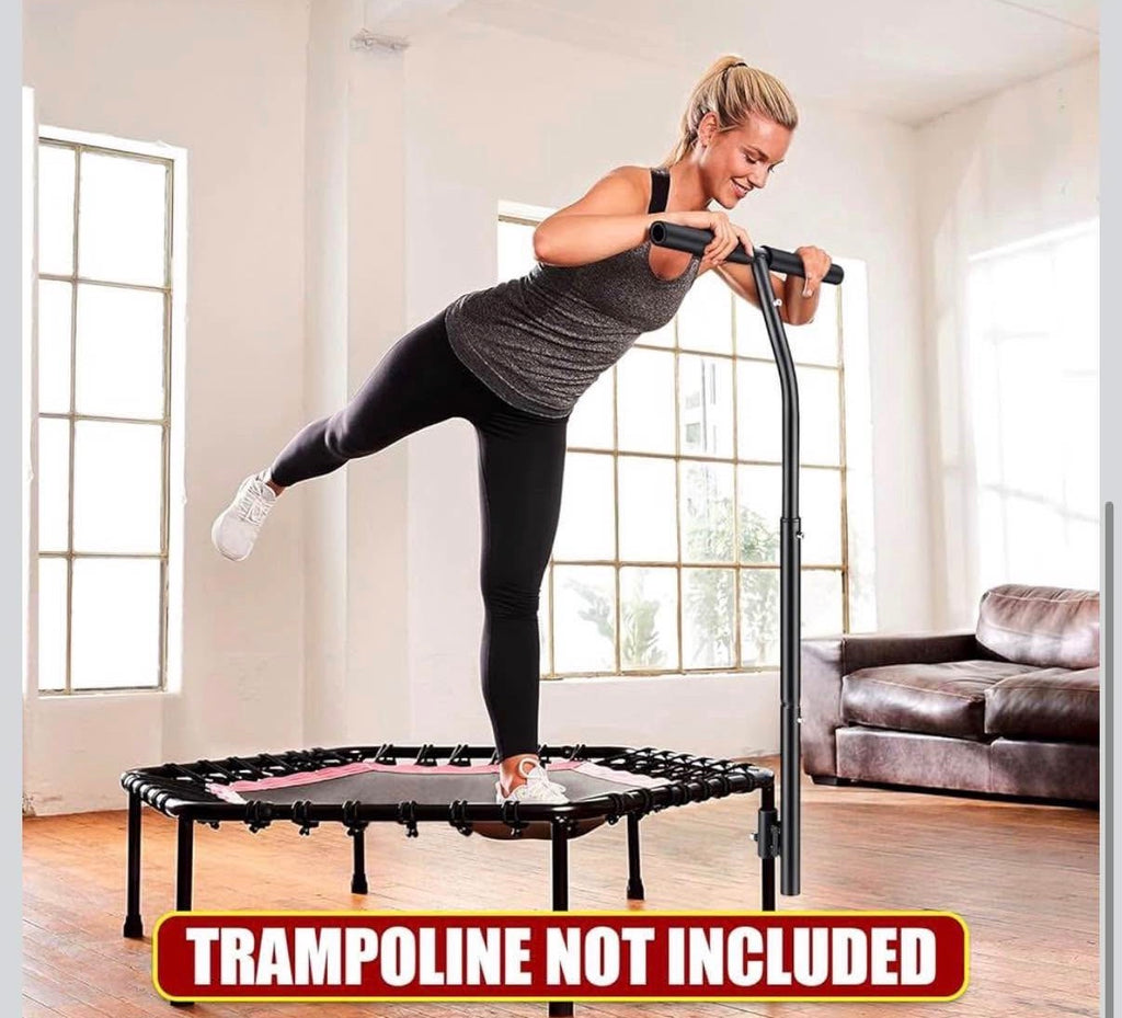 Quick-Release Handle Bar for Straight Leg Fitness Trampoline