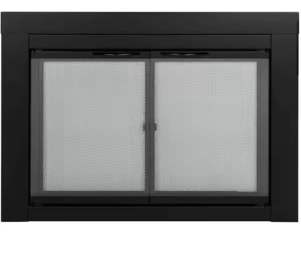 Alpine Small Glass Fireplace Doors