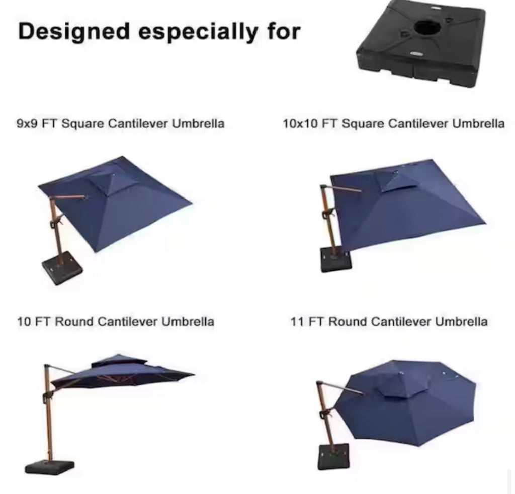 220 lbs. Sand/Water Filled Patio Umbrella Base