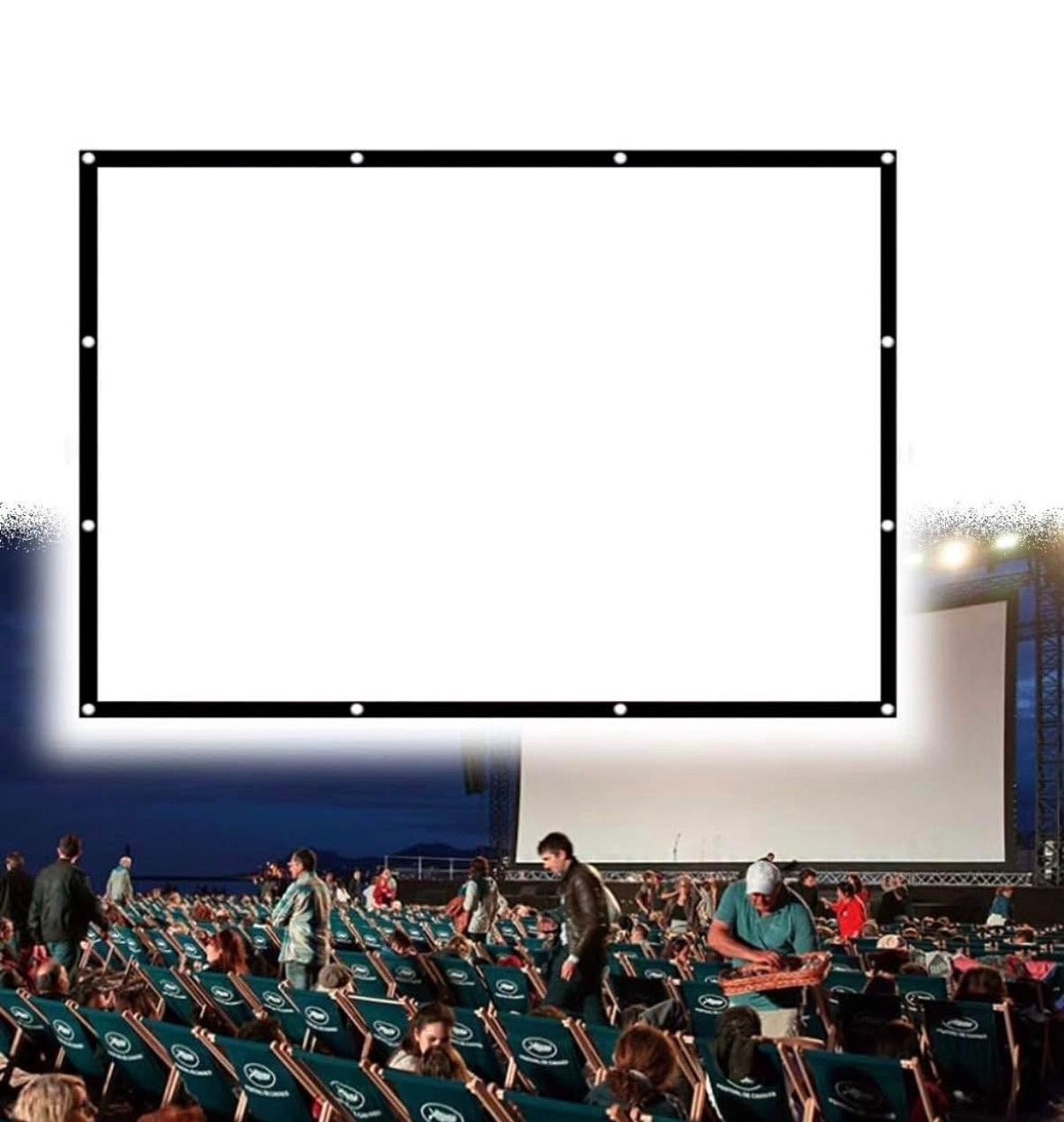 Large Projector Screen 400"