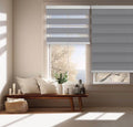 Zebra Roller Shades and Blinds for Window W 33 x H 64 inch