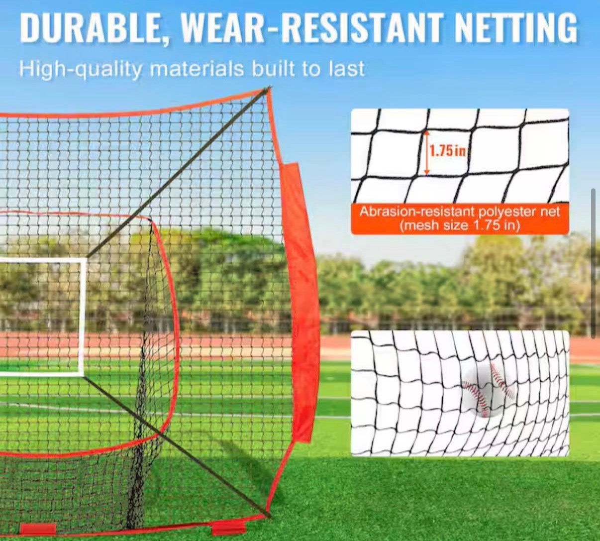 7 ft. x 7 ft. Baseball Training Net ( just the Net)