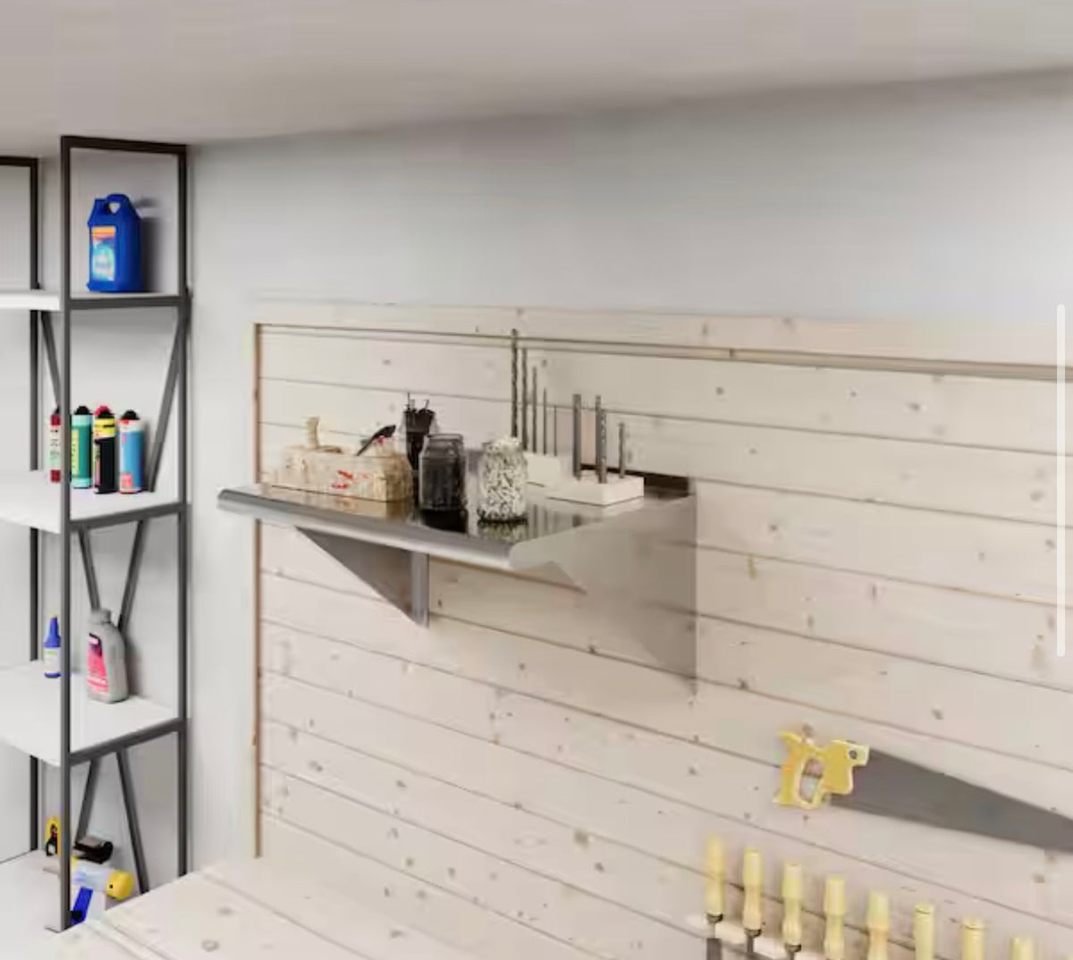 18 in. x 30 in. Stainless Steel Wall Shelf Kitchen