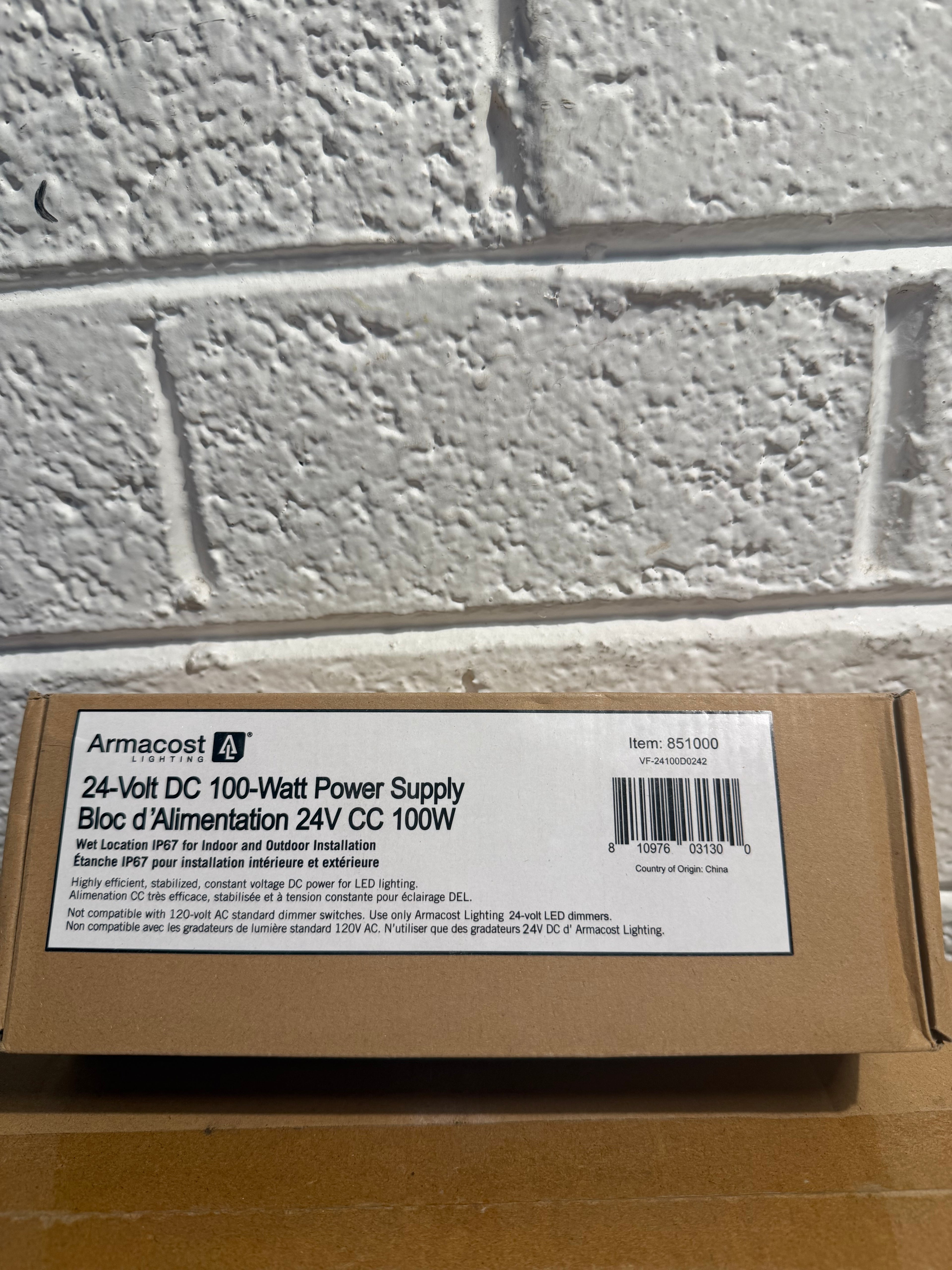 100-Watt 24-Volt DC Transformer Standard Power Supply