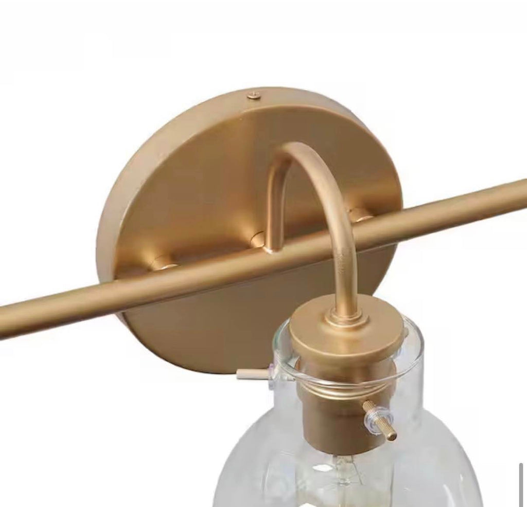 22 Inches 3-Light Gold Bathroom Vanity Light