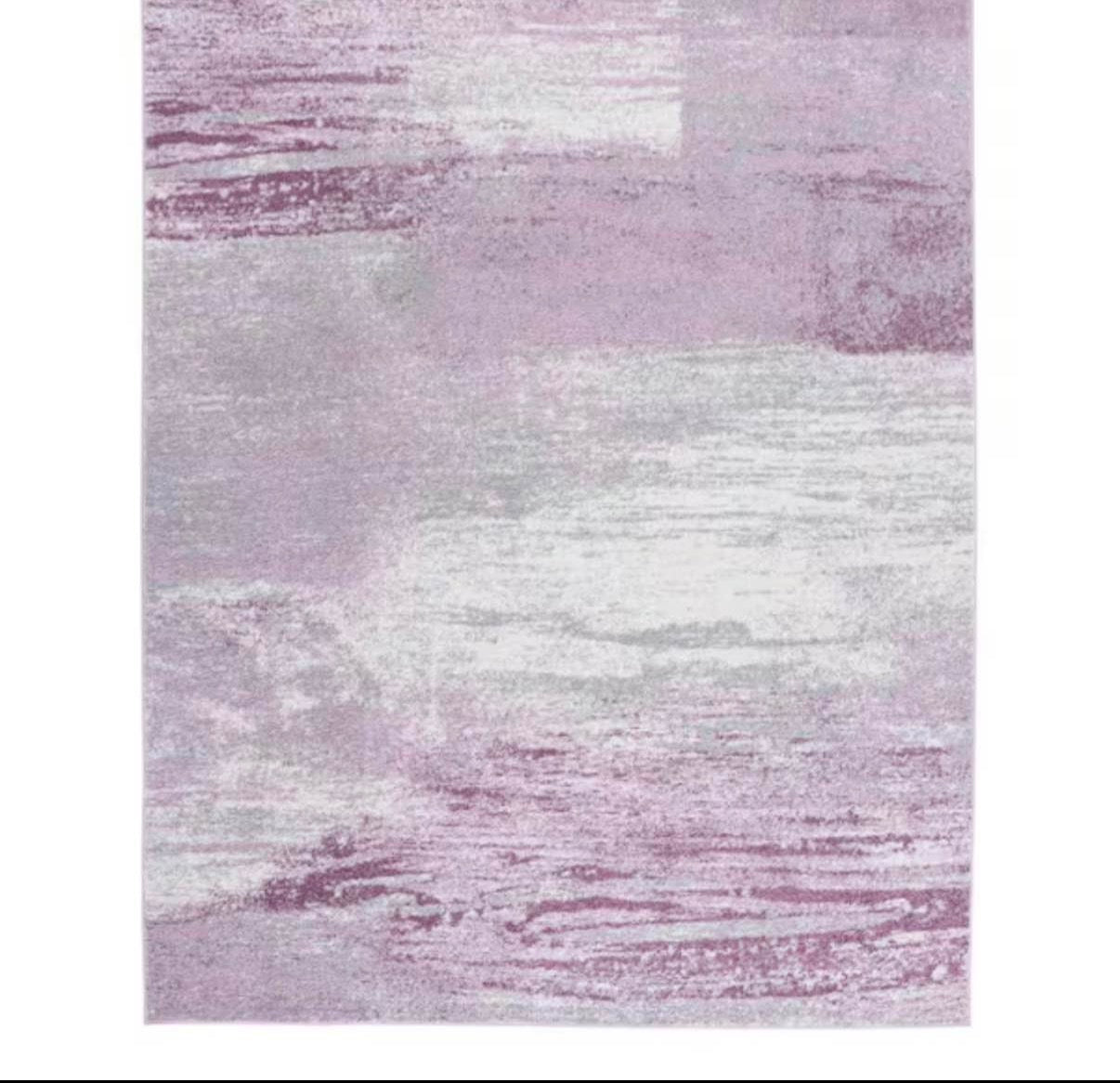 Adirondack Gray/Purple 8 ft. x 10 ft. Distressed Area Rug