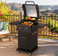 2 Burner Propane Gas Grill with Folding Side Shelves ( minor damage)