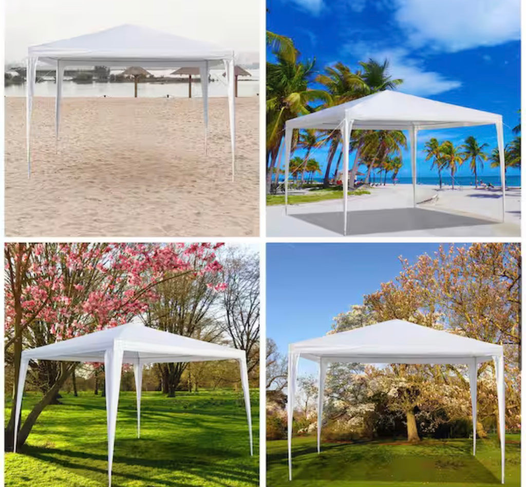 10 ft. x 10 ft. Patio Party Wedding Tent Canopy
