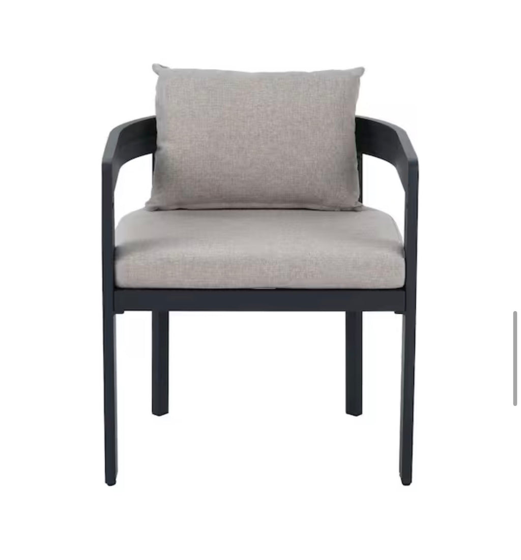 Set of 2 Calistae Modern Outdoor Dining Chairs