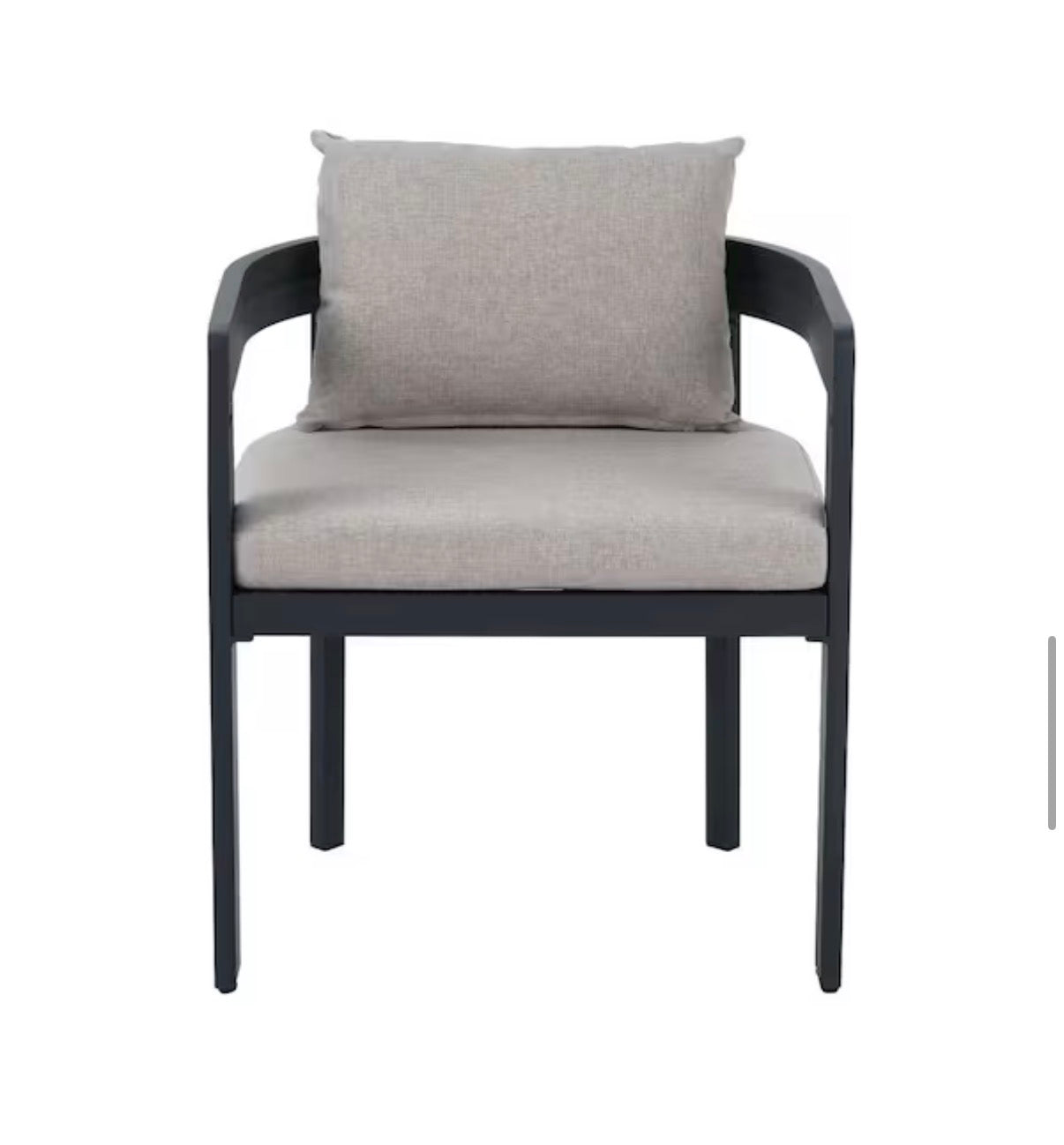 Set of 2 Calistae Modern Outdoor Dining Chairs