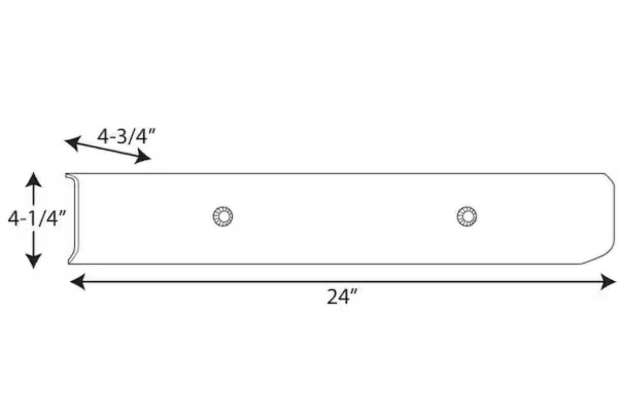 Channel Glass Collection 4-Light White vanity light