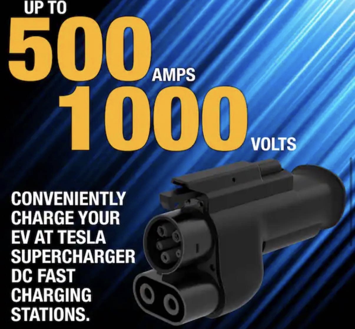 DEWALT NACS to CCS1 Fast EV Charging Adapter