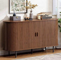 (55"/Walnut) Buffet Sideboard  Cabinet with Storage