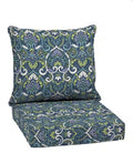24 in. x 24 in. Outdoor Chair Cushion in Sapphire Aurora Blue