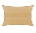 8 ft. x 10 ft. Sand Beige Rectangle Sun Shade Sail Screen Canopy
