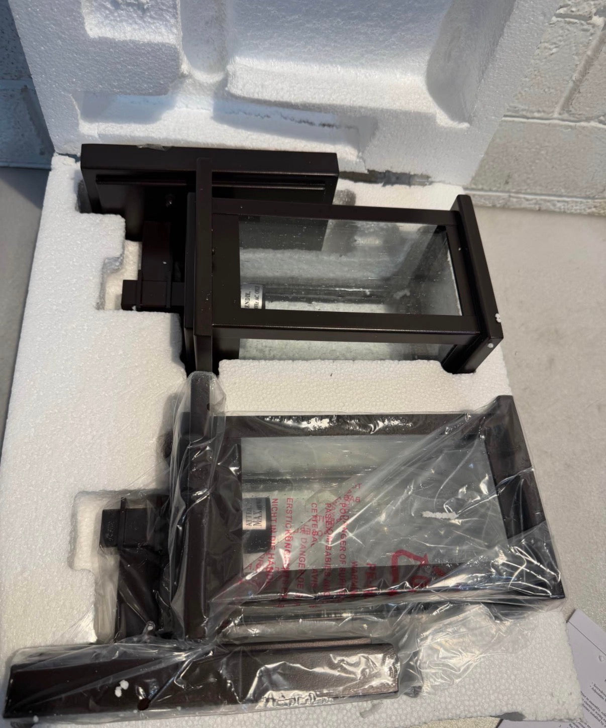 Outdoor Wall Lantern Sconce  (2-pack)