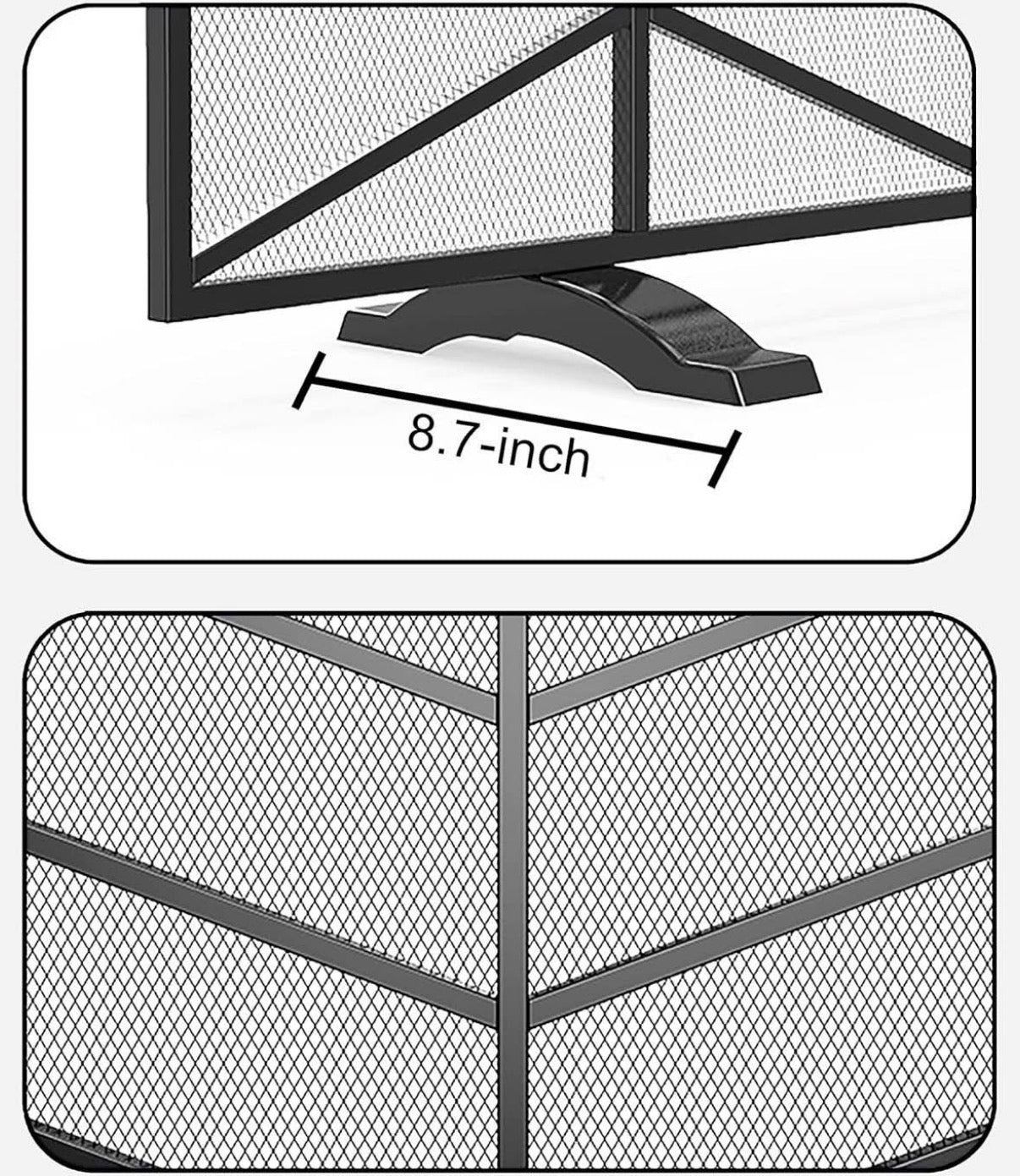 Fireplace Screen Guard for Living Room