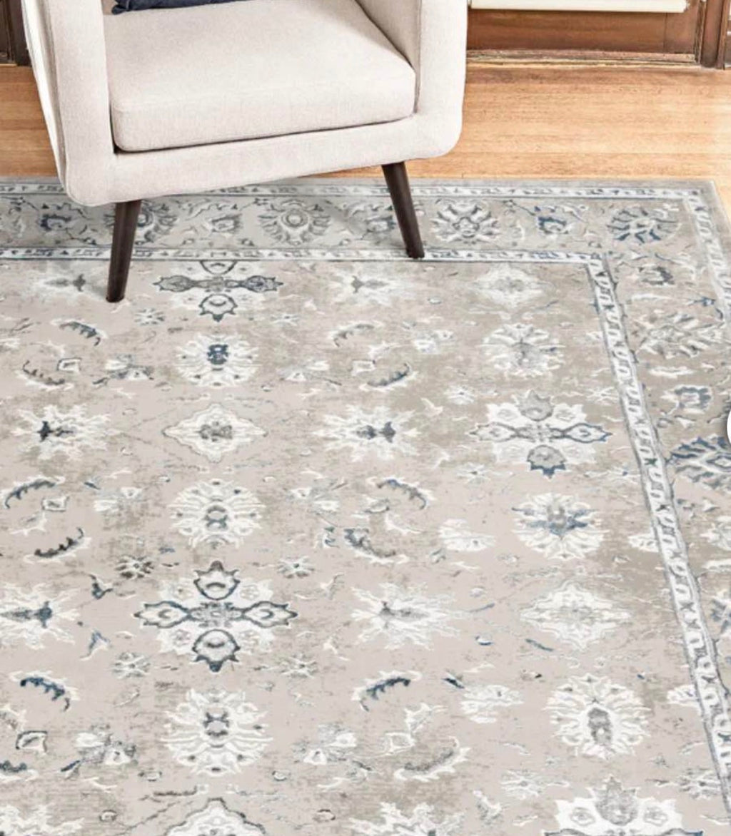 Hampton Court Area Rug  8x10 Ladree Gray