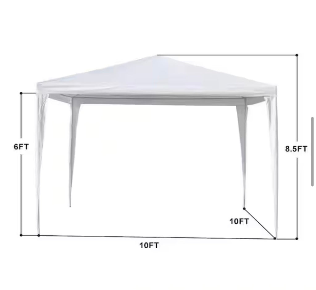 10 ft. x 10 ft. Patio Party Wedding Tent Canopy