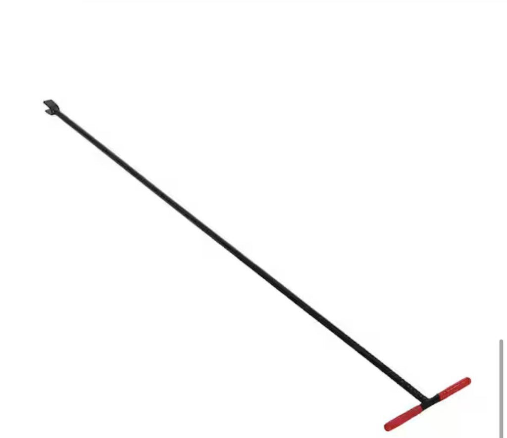 5 ft. Solid Steel Water Meter Valve Key with Grips