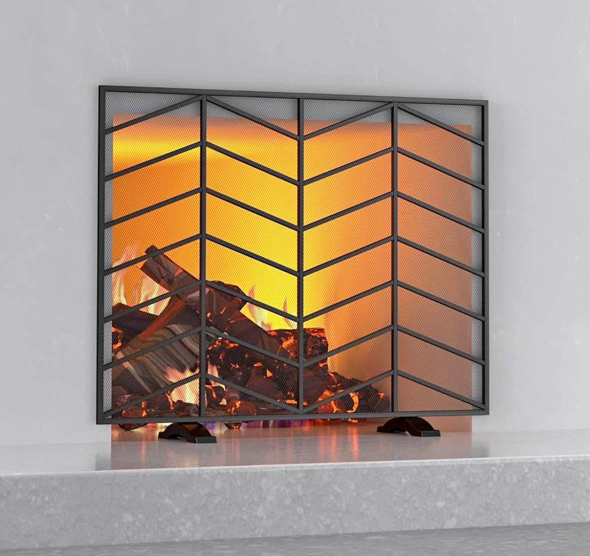 Fireplace Screen Guard for Living Room